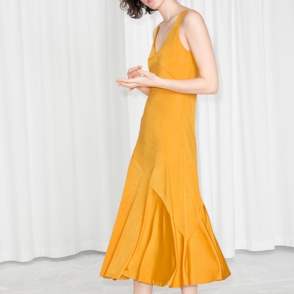 & other stories yellow dress